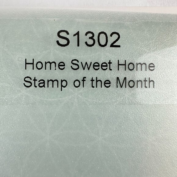 My Acrylix Home Sweet Home Stamp Of The Month Set s1302 - Picture 2 of 2